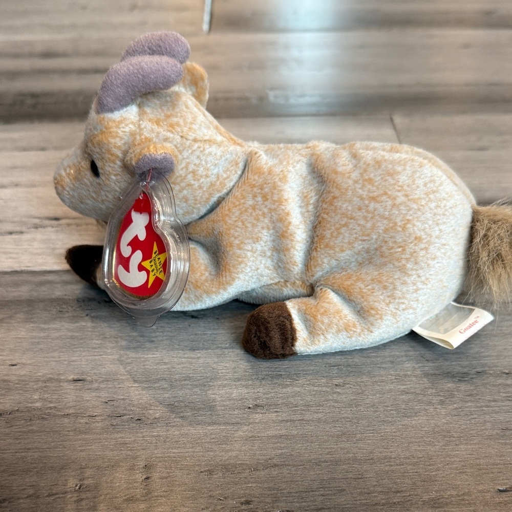 VINTAGE Collectable Goatee Beanie Baby Plush Toy - Picture 3 of 8